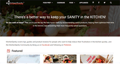 Desktop Screenshot of kitchensanity.com